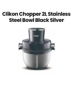 Clikon Chopper with 2.0L Stainless Steel Bowl 350W – Black/Silver | CK2669