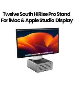 Twelve South HiRise Pro Adjustable Stand for iMac & Studio Display – Gunmetal |TS-12-1719