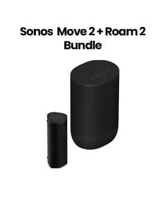 Sonos Portable Speaker Set Move 2 + Roam 2 Bundle – Black | MOVE2-ROAM2-BUNDLE