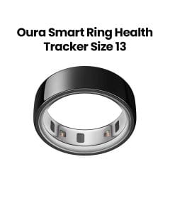 Oura Ring 4 Smart Ring Health Activity Tracker – Black (Ring Size 13) | JZ90-54144-13