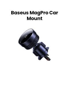 Baseus MagPro Series Magnetic Wireless Charging Car Mount – Deep Gray | C40164100121-01