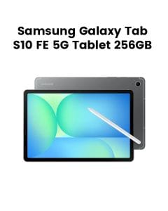 Samsung Galaxy Tab S10 FE 5G Tablet 12GB RAM 256GB Storage – Gray | SM-X526BZAEMEA