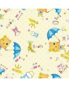 Gift Wrap Paper Bunny with Umbrella