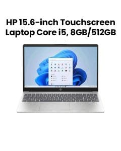 HP 15.6-inch Touchscreen Laptop FHD Core i5-1334U, 8GB RAM 512GB SSD, Natural Silver | 15-FD0154WM