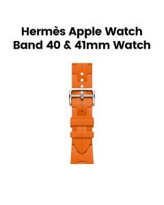 Hermès Apple Watch Band 42mm for 40/41mm Cases | Orange Kilim Single Tour