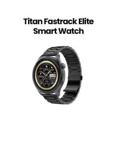 Titan Fastrack Elite Smart Watch 1.43″ HD Round Display Health Suite – Black | 38172NM01