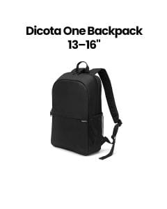 Dicota One Backpack 13–16″, 15L – Black | D32085-RPET
