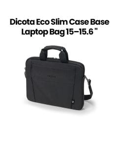 Dicota Eco Slim Case Base Laptop Bag 15–15.6″ – Black | D31308-RPET