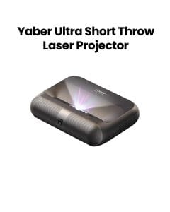 Yaber Ultra Short Throw Laser Projector 1000 ANSI Lumens, 1080P, JBL Dual 15W, Dolby – Black | K300S