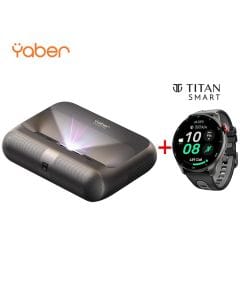 Yaber Ultra Short Throw Laser Projector 1000 ANSI Lumens, 1080P, JBL Dual 15W, Dolby – Black | K300S