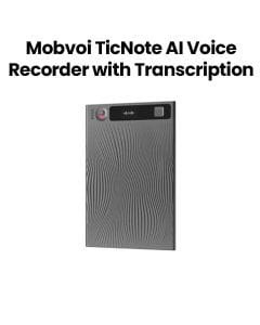 Mobvoi TicNote AI Voice Recorder with Transcription, Translation & OLED Display – Black| NE-79