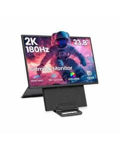 V2COM D1Q 23.8″ 2.5K 180Hz Gaming Portable Monitor Extender – IPS HDR Display, Ultra-Smooth Refresh, USB-C/HDMI | Black - D1Q