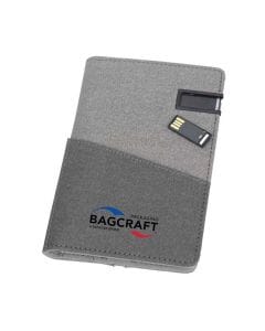 Personalized Santhome Krim Multi-Functional Passport Holder – 4000mAh Powerbank, 8GB USB, LCD Display, Micro & Lightning Cable – Travel Organizer