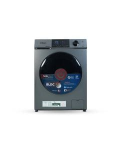 Clikon Front Load Washing Machine 8KG BLDC Motor, Multiple Wash Programs, Energy Efficient Performance | Dark Grey/Black - CK681