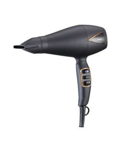 Clikon Professional Hair Dryer 2300W Powerful Airflow, Multiple Heat & Speed Settings, Cool Shot Function | Matte Black - CK3303