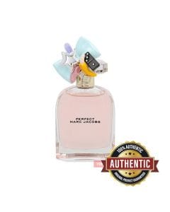 Marc Jacobs Perfect Eau de Parfum for Women 100ml – Rhubarb, Daffodil, Almond Milk & Cashmeran Soft Floral Fragrance