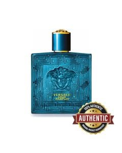 Versace Eros Eau de Parfum for Men 100ml – Mint, Italian Lemon, Apple, Tonka Bean & Vanilla Woody Aromatic Fragrance