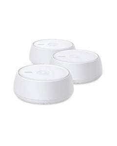 TP-Link Deco BE25 BE3600 Whole Home Mesh Wi-Fi 7 System (3-Pack) – 3.6Gbps Dual-Band, Multi-Link Operation, 2.5G Ports & AI Roaming | White