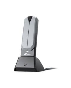 TP-Link Archer TBE400UH BE6500 Tri-Band Wi-Fi 7 USB Adapter – High-Gain Antennas, Multi-Link Operation, MU-MIMO, OFDMA & USB 3.0 | Grey