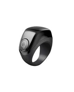 iQibla J01T Zikr Ring Jood Lite Smart Ring OLED Display Tasbeeh Counter Bluetooth App Sync 18/20/22mm without Charging Case | Black