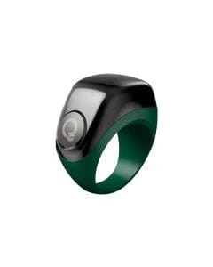 iQibla J01T Zikr Ring Jood Lite Smart Ring OLED Display Tasbeeh Counter Bluetooth App Sync 18/20/22mm without Charging Case | Green