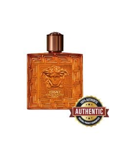Versace Eros Najim Parfum 100ml Men’s Perfume, Amber Woody Spicy, Mandarin Saffron Cardamom, Oud Cedarwood Caramel, Long Lasting Luxury