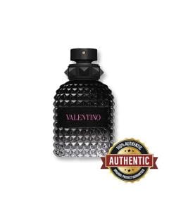 Valentino Uomo Born In Roma EDT 100ml Unisex Perfume, Woody Aromatic Vetiver, Mineral Salt Ginger Violet Leaf, Smoky Sage Base, Long Lasting