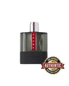 Prada Luna Rossa Carbon Eau de Toilette for Men 100ml – Bergamot, Lavender, Ambroxan & Patchouli Aromatic Fougere Fragrance