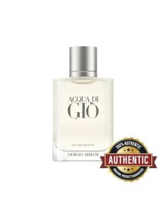 Armani Acqua di Giò Eau de Toilette for Men 100ml – Bergamot, Marine Notes, Jasmine, Rosemary & Cedar Fresh Aquatic Fragrance