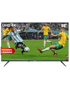 Skyworth 60-inch UHD 4K Google TV, HDR10, Dolby Audio, Voice Control, Chromecast, Wi-Fi & Bluetooth | Black - 60G6500G