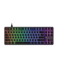 Epic Gamers Chimera TKL Mechanical Gaming Keyboard – 80% Tenkeyless Layout, Red Switch, RGB Backlit Keys, Detachable Cable | Black - EG-EGC01