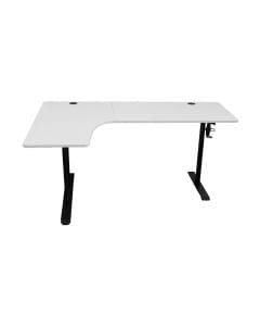 Epic Gamers Pro V3 Gaming Corner Table – Gaming Desk Setup Corner Design | White – EG-EGV3-02