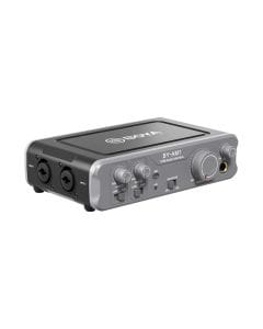 BOYA BY-AM1 Dual-Channel Audio Mixer – Dual Mic Input Interface, Live Streaming & Mobile Recording Adapter | Black – BY-AM1