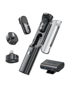 BOYA Magic-02 Mini Wireless Microphone – Compact Wireless Recording Microphone System | Black – Magic-02