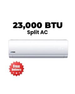 York Split Air Conditioner 2 Ton, Rotary Compressor, 3D Airflow, Turbo Cooling, Auto Restart - White - YHFE24XEVHHL-R3