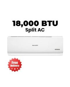 Sharp Split Air Conditioner 1.5 Ton, Inverter Technology, Filter Cleaning Reminder, Sleep Mode, Auto Restart - White - AH-X18CTG-Q