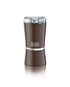 Black+Decker 150W Coffee Grinder, Stainless Steel Cup And Blade, 60g Capacity, One Speed With Pulse - Brown - CBM4-B5