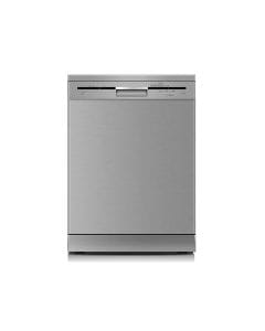 Sharp Free-Standing Dishwasher, 6 Programs, 12 Place Settings, Stainless Steel - Stainless Silver - QW-MB612-SS3