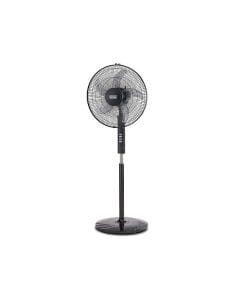 Black+Decker Stand Fan 16 Inch, Portable Design, High-Velocity Airflow, Three Speed Settings - Black - FS1620-B5