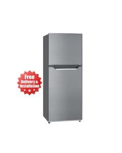 Sharp Double Door Refrigerator 380L, Electronic Temperature Control, Tropical Climate Class, Inverter Technology - Inox - SJ-HM380-HS3