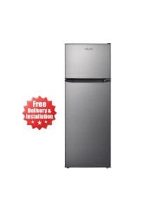 ALM Double Door Top Mount Refrigerator 475L Gross Capacity, Efficient Cooling Performance, Reliable Temperature Control - Silver - ALM-RF475SG