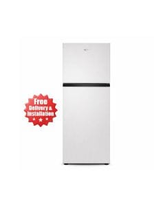 ALM No Frost Top Mount Refrigerator 249L, LED Interior Lighting, Smart Cooling Design - Grey - ALM-RF325INVT