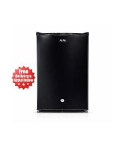 ALM Mini Bar Single Door Refrigerator 160L, Sleek Finish, Energy-Efficient Performance - Black - ALM-RFD160B