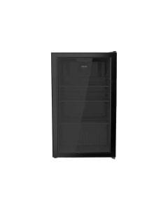 ALM Beverage Showcase Refrigerator 100L, Compact Glass Door, Efficient Cooling Performance - Black - ALM-BC110BT
