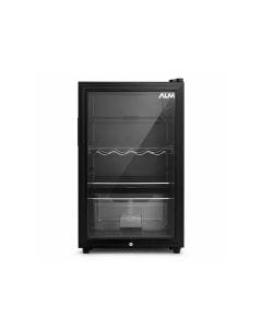 ALM Beverage Showcase Refrigerator 100L, Compact Glass Door, Efficient Cooling Performance - Black - ALM-BC100BX
