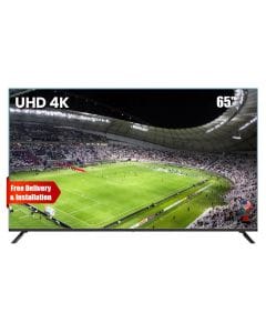 ALM UHD 4K Smart TV 65 Inch, Ultra HD Picture Quality, Built-In ATV, Smart Entertainment Features, Versatile Connectivity - Black - ALM-LE65S