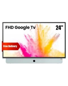 Skyworth Full HD Portable Google Smart TV 24 Inch, Built-In Battery (Up To 3 Hours), Lightweight Design, Smart Connectivity - Blue - 24LP60G-B