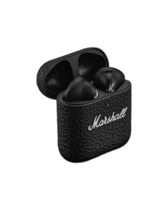 Marshall Minor IV True Wireless Earbuds 30H Playtime Bluetooth LE Audio Touch Controls Fast Charging Open-Fit Design | Black-1006653