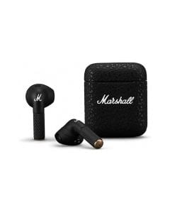 Marshall Minor III True Wireless Earbuds 25H Playtime Bluetooth 5.2 Touch Controls Fast Charging Open-Fit Design | Black-1005983