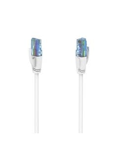 Hama CAT 6A Network Cable 5.0m 10Gbit/s U/UTP Ethernet LAN, High-Speed Stable Data Transfer | White - 200676